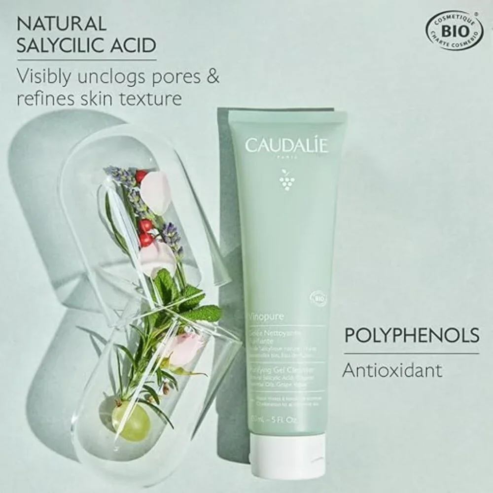 Caudalie Vinopure Pore Purifying Gel Cleanser 5 oz. - Picture 3 of 6